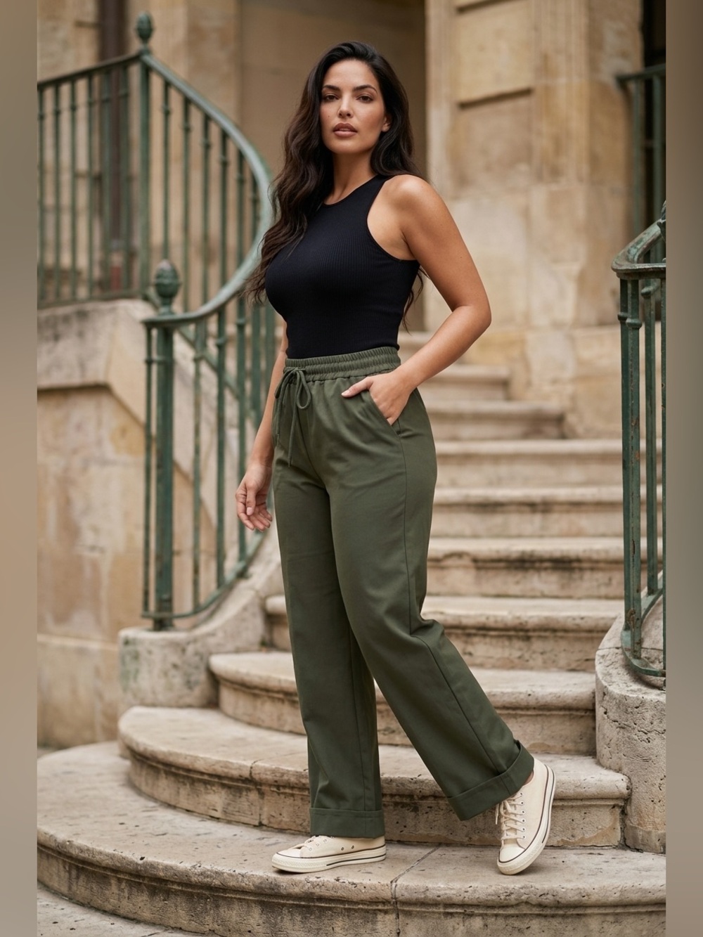 Ganni  Green trouser